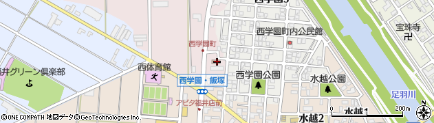 福井市　とまと児童館周辺の地図