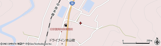 長野県塩尻市本山5163周辺の地図