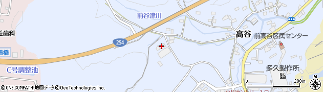 埼玉県中央部森林組合事務所周辺の地図