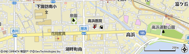長野県諏訪郡下諏訪町西豊周辺の地図