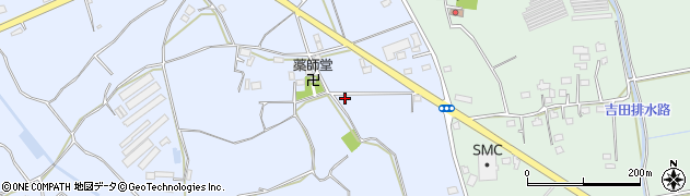 茨城県常総市大生郷町2447周辺の地図