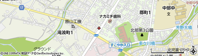 勝山土木事務所周辺の地図