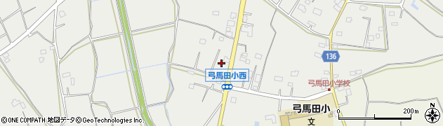 茨城県坂東市弓田2188周辺の地図