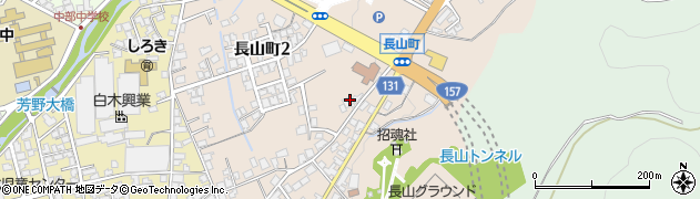 福井県勝山市長山町周辺の地図