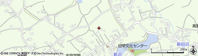 埼玉県吉見町（比企郡）田甲周辺の地図