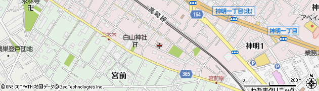 埼玉県鴻巣市箕田4173周辺の地図