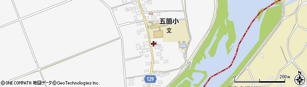 水海道五箇郵便局 ＡＴＭ周辺の地図