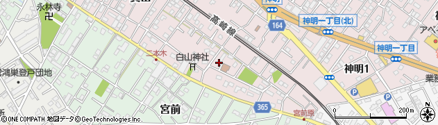 埼玉県鴻巣市箕田4170周辺の地図