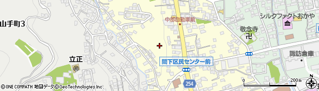 長野県岡谷市山下町周辺の地図