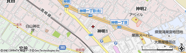貫井ピアノサービス周辺の地図