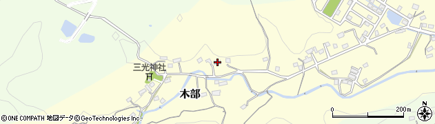 埼玉県比企郡小川町木部399周辺の地図