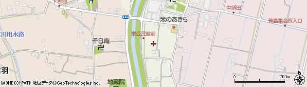 埼玉県幸手市下宇和田周辺の地図