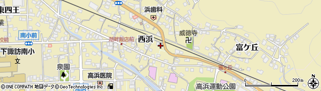 長野県諏訪郡下諏訪町6390周辺の地図