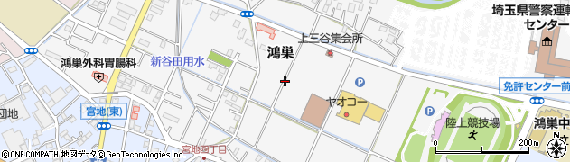 埼玉県鴻巣市鴻巣周辺の地図