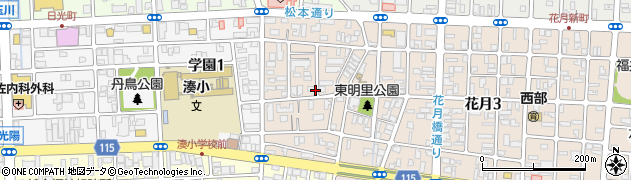 福井県福井市花月5丁目周辺の地図