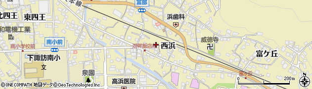 長野県諏訪郡下諏訪町6278周辺の地図