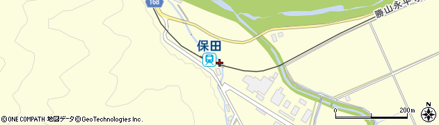 福井県勝山市周辺の地図