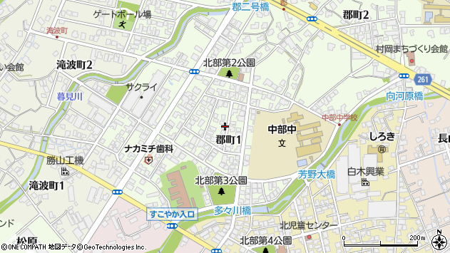 〒911-0035 福井県勝山市郡町の地図