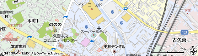 イトーヨーカドー久喜店第６駐車場周辺の地図