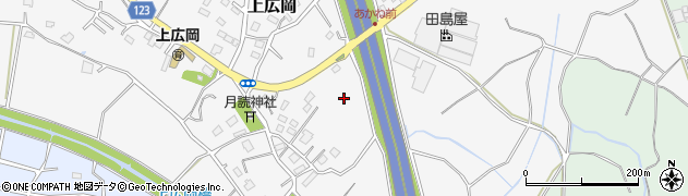 上広岡橋周辺の地図