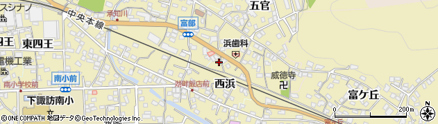 長野県諏訪郡下諏訪町6359周辺の地図