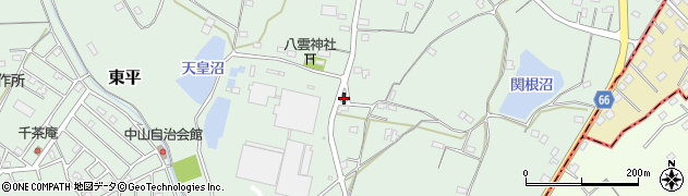 埼玉県東松山市東平2008周辺の地図