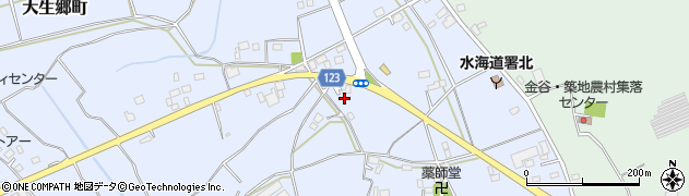 茨城県常総市大生郷町2667周辺の地図