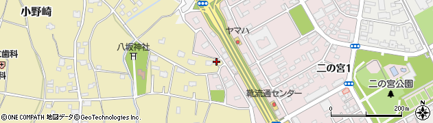 茨城県つくば市小野崎1125周辺の地図