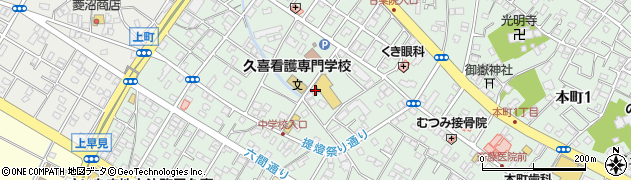 久喜市医師会訪問看護ステーションよろこび周辺の地図