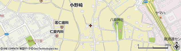茨城県つくば市小野崎720周辺の地図