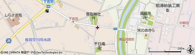 埼玉県幸手市下吉羽186周辺の地図
