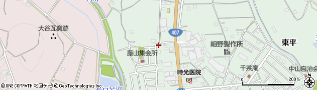 埼玉県東松山市東平1742周辺の地図
