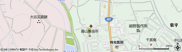 埼玉県東松山市東平2467周辺の地図
