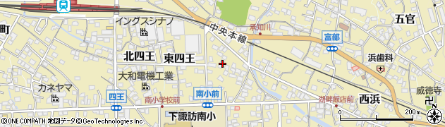長野県諏訪郡下諏訪町5624-1周辺の地図
