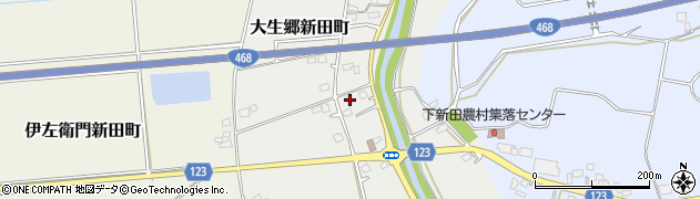 茨城県常総市大生郷新田町1153周辺の地図