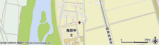 茨城県常総市中妻町4202周辺の地図