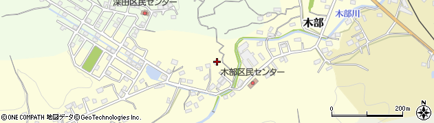 埼玉県比企郡小川町木部206周辺の地図