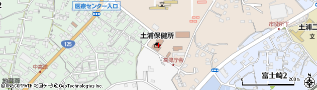 茨城県土浦保健所　保健指導課周辺の地図
