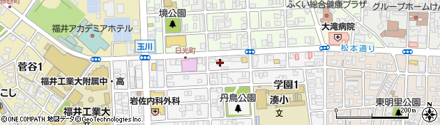 餃子の王将 福井学園前店周辺の地図