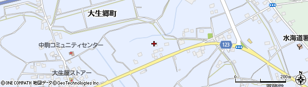 茨城県常総市大生郷町2802周辺の地図
