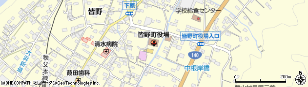 埼玉県皆野町（秩父郡）周辺の地図