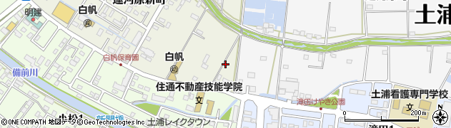 茨城県土浦市蓮河原新町13周辺の地図