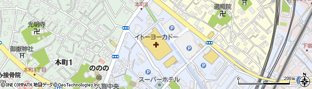 イトーヨーカドー久喜店周辺の地図