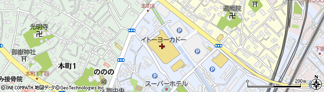 宮脇書店　ヨーカドー久喜店周辺の地図