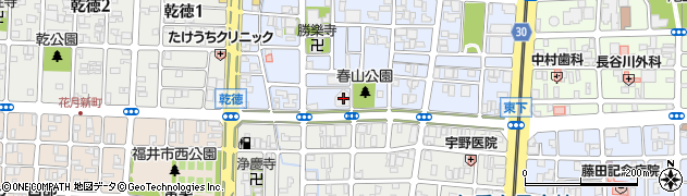 福井信用金庫　個人営業課周辺の地図