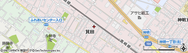 埼玉県鴻巣市箕田3900周辺の地図
