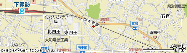 長野県諏訪郡下諏訪町5598-10周辺の地図