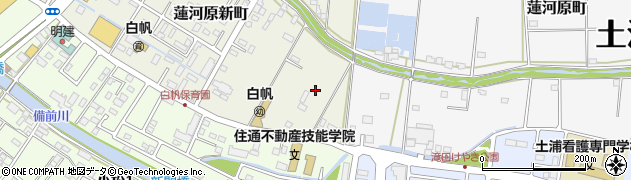 茨城県土浦市蓮河原新町12周辺の地図