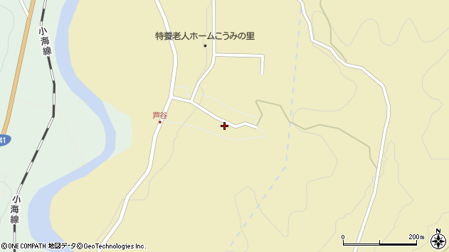 〒384-1102 長野県南佐久郡小海町小海の地図