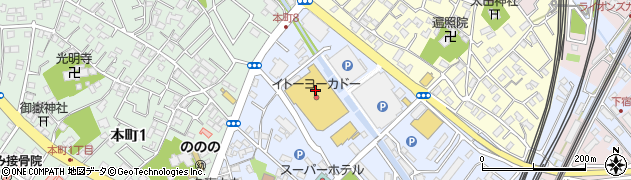 珈琲館 久喜イトーヨーカドー店周辺の地図